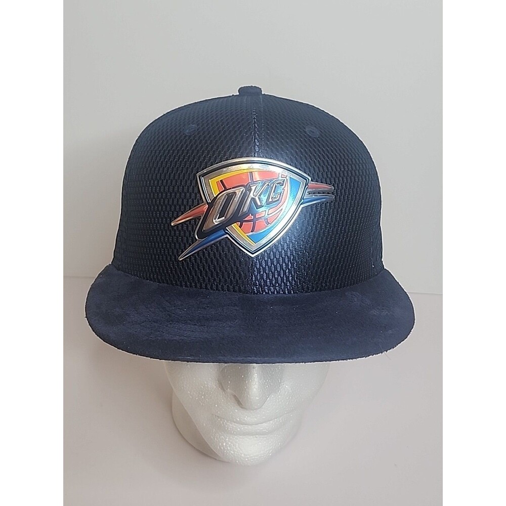Oklahoma City Thunder New Era 59Fifty Hat Cap Blue 7 1/4 NBA Basketball